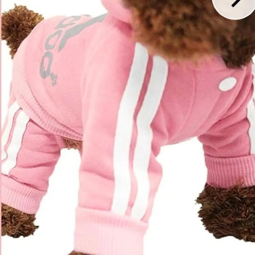 Adidog Pink Dog Jumpsuit Sz 3XL